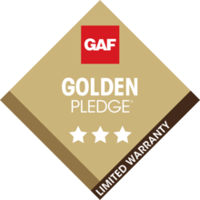 gaf golden pledge logo
